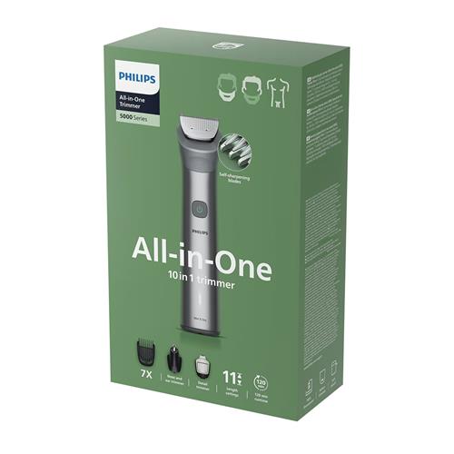 Philips MG5921/15 Recortadora Multifunción 10-1 con Batería de Litio