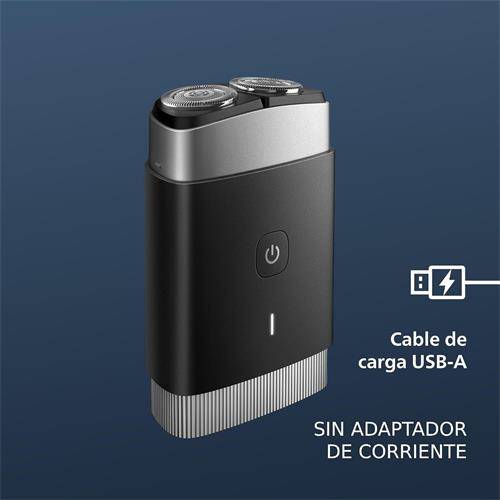 Philips PQ888/06 Afeitadora Compacta de Viaje Recargable, ConfortCut