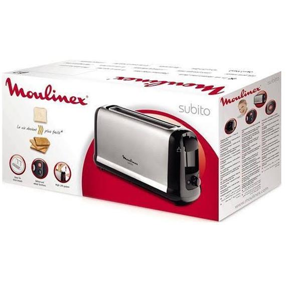Moulinex LS260800 Súbito 3 Tostadora 1 Ranura Larga Inox