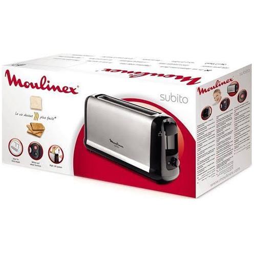 Moulinex LS260800 Súbito 3 Tostadora 1 Ranura Larga Inox