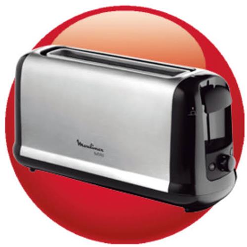 Moulinex LS260800 Súbito 3 Tostadora 1 Ranura Larga Inox