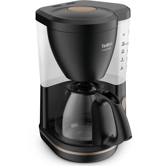 Tefal CM533811 Includeo Cafetera de Filtro 1.000W 15 Tazas