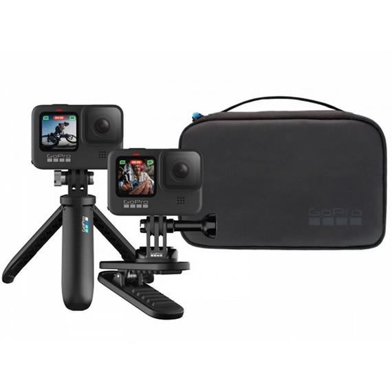 GoPro Kit de Viaje con Shorty + Magnetic Swivel Clip + Funda (AKTTR-002-VN)