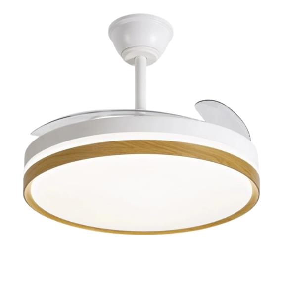 Daewoo DW5010 Ventilador de Techo 30W led Aspas Retráctiles Blanco