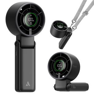 Aecooly PB02-A Ventilador de Mano Plegable Negro