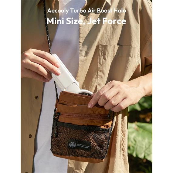 Aecooly PB02-A Ventilador de Mano Plegable Blanco
