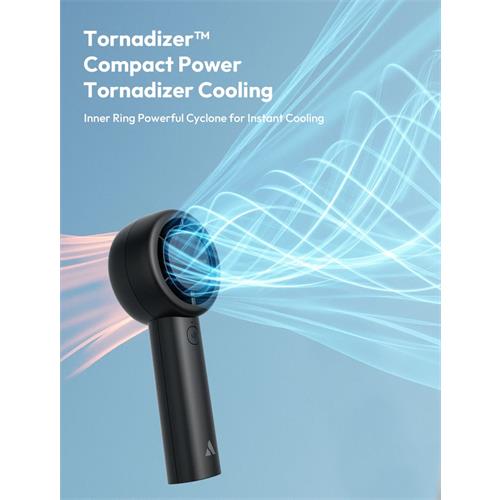Aecooly PB01 Mini Ventilador de Mano Negro