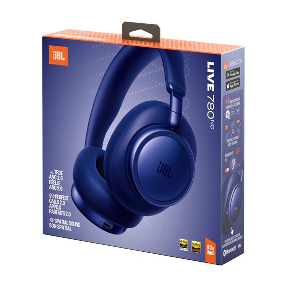 Jbl Live 780 NC Auricular Inalámbrico Cancelación de Ruido Azul