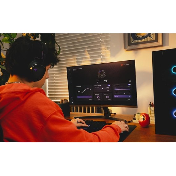 Jbl Quantum 650 Auricular Inalámbrico Gaming Grey & Orange
