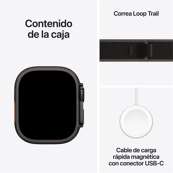 Apple Watch Ultra 3 (2025) 5G 49mm Black Titanium Case S/M Trail loop Black (MF1D4QF)
