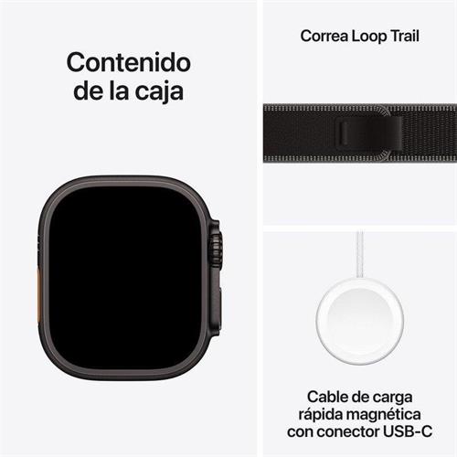 Apple Watch Ultra 3 (2025) 5G 49mm Black Titanium Case S/M Trail loop Black (MF1D4QF)