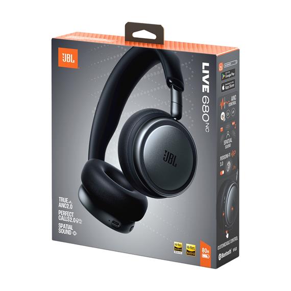 Jbl Live 680 NC Auricular Inalámbrico Cancelación de Ruido Negro