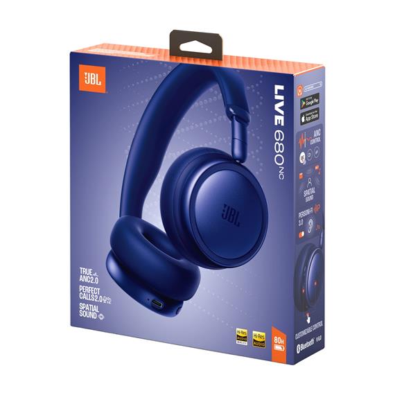 Jbl Live 680 NC Auricular Inalámbrico Cancelación de Ruido Azul