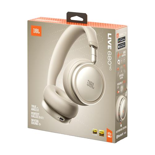 Jbl Live 680 NC Auricular Inalámbrico Cancelación de Ruido Champagne