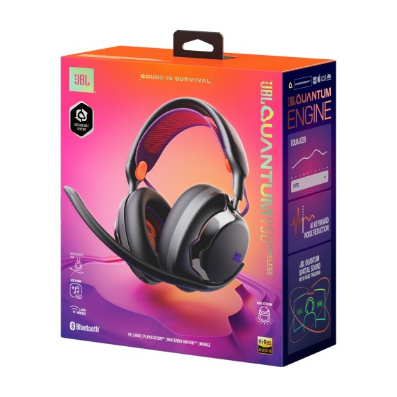 Jbl Quantum 950 Auricular Inalámbrico Gaming Cancelación de Ruido Negro