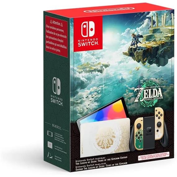 Nintendo Switch OLED Consola Zelda: Tears of Kingdom Limited Edition