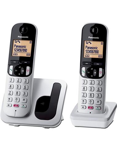 Panasonic KX-TGC252SPS Teléfono inalámbrico Duo Gris/Negro