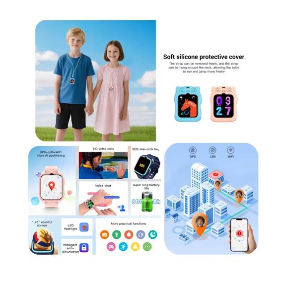 Blackview Z30 Kids Smartwatch para Niños con 4G y GPS Blue