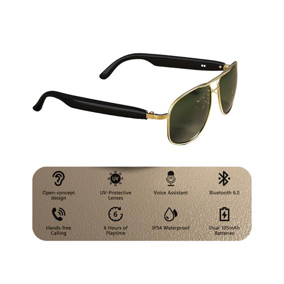 Blackview D1 Pro Gafas con Sonido Estéreo y Bluetooth