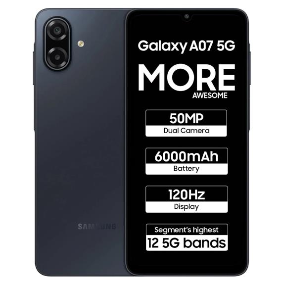 Samsung Galaxy A07 5G 8GB 256GB Black (SM-A075) Internacional