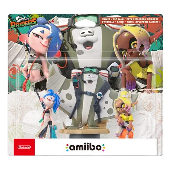Nintendo Amiibo Splatoon Raiders - Shiver, Big Man & Frye 3 in 1