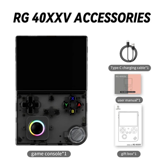 Anbernic RG 40XXV 64GB Consola Portátil Linux con Pantalla 4"