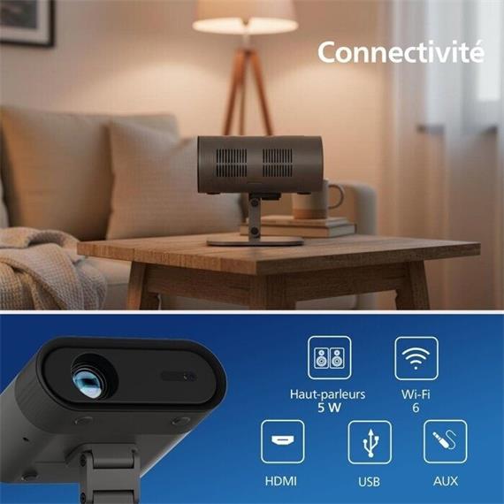 Philips Neopix 160 Proyector FullHD Smart Android 250lm Hasta 100"