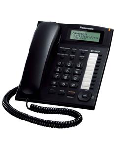 Panasonic KX-TS880EXB Teléfono Fijo con Pantalla y Altavoz Negro