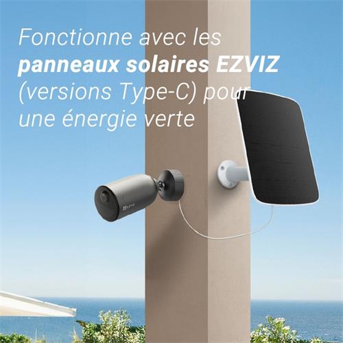 Ezviz EB3 4G Cámara de Vigilancia de Exterior 2K con Bateria y AOV
