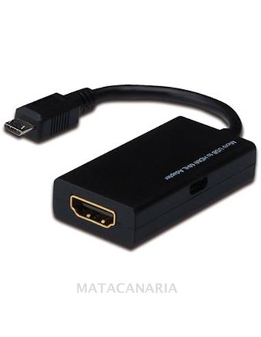ADAPTADOR MICRO USB-HDMI MHL