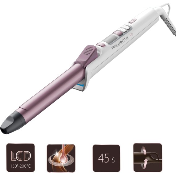 Rowenta CF3460F0 Premium Care Precious Curls, Tenacilla de 25 mm