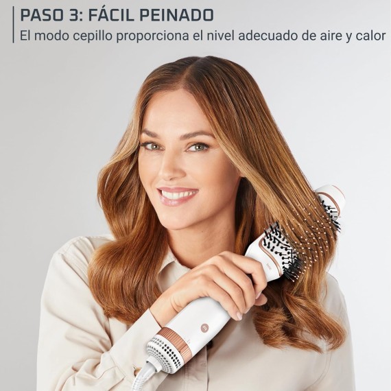 Rowenta CF9820F0 Secador y Cepillo de Aire Caliente 2 en 1, Iónico.