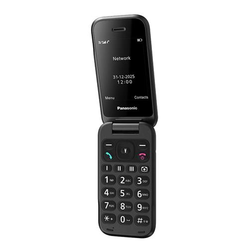 Panasonic KX-TF600EXB Teléfono Móvil Senior Negro