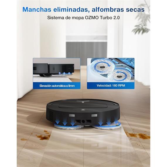 Ecovacs Deebot T50 OMNI Gen 2ª Robot Aspirador y Fregasuelos con Autovaciado, 21.000 Pa y Control por Voz con IA