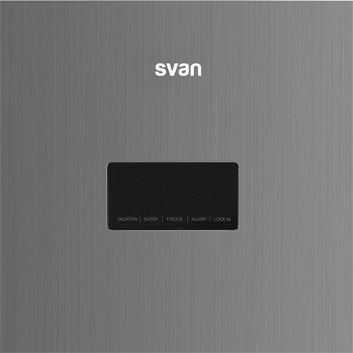 Svan SR185602ENFDX Refrigerador 359L 185x60x66cm Clase E Inox