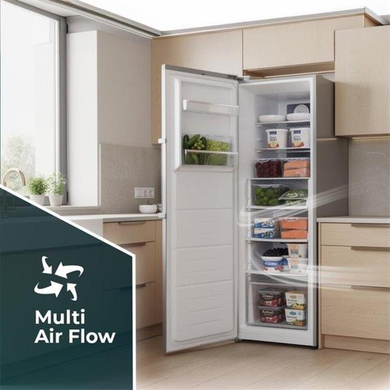 Svan SCV185602ENFDX Congelador Vertical 274L 85cm Clase E