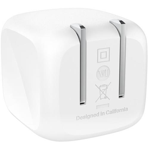 Belkin Cargador Carga Rápida 45W + Cable USB-C to USB-C 1 Metro Blanco (WCA013KQ1MWH-B6)
