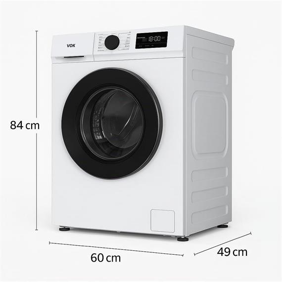 Vok EVW-8BAWL2412  Lavadora 8KG 1200rpm INV Display EF.A
