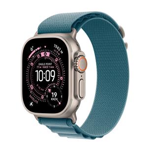 Apple Watch Ultra 3 GPS + Cellular 49mm Natural Titanium Case with Light Blue L (MEWP4QL/A)