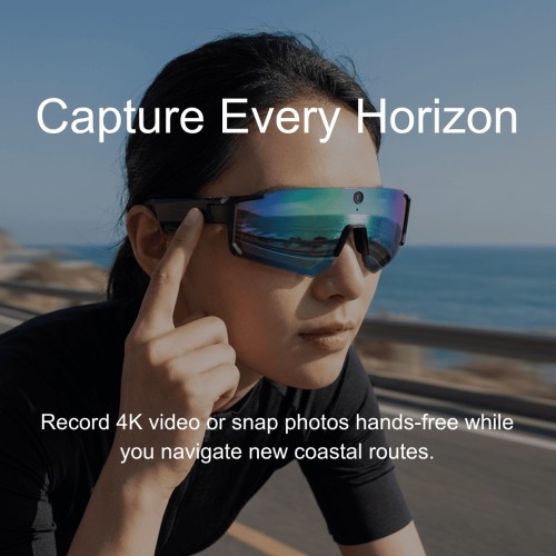 Bomanlon BS-01 Gafas Deportivas con Cámara 4K, Bluetooth y Traducción por IA
