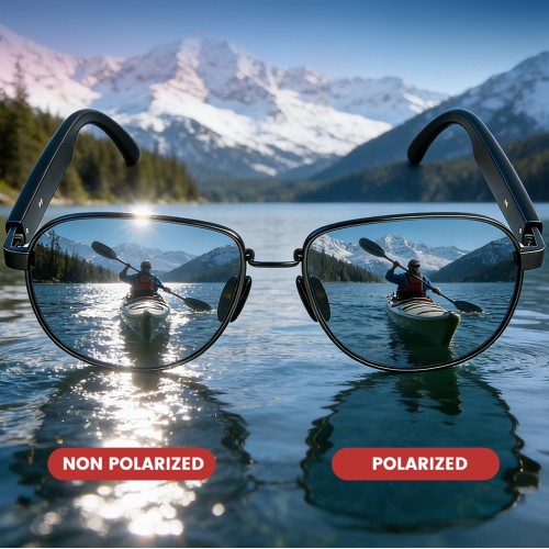 Bomanlon BL-02 Gafas de Sol con Bluetooth para Audio y Llamadas