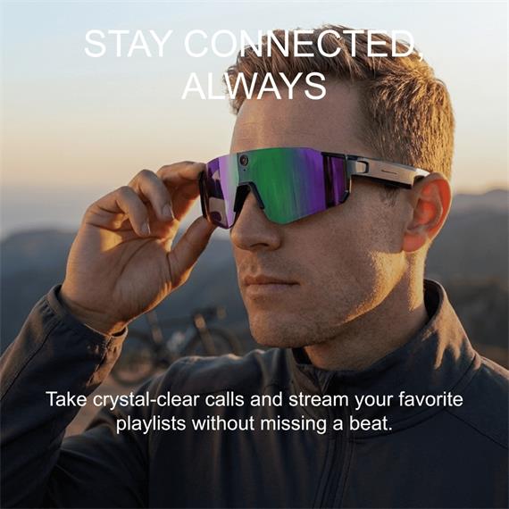 Bomanlon BS-01 Gafas Deportivas con Cámara 4K, Bluetooth y Traducción por IA