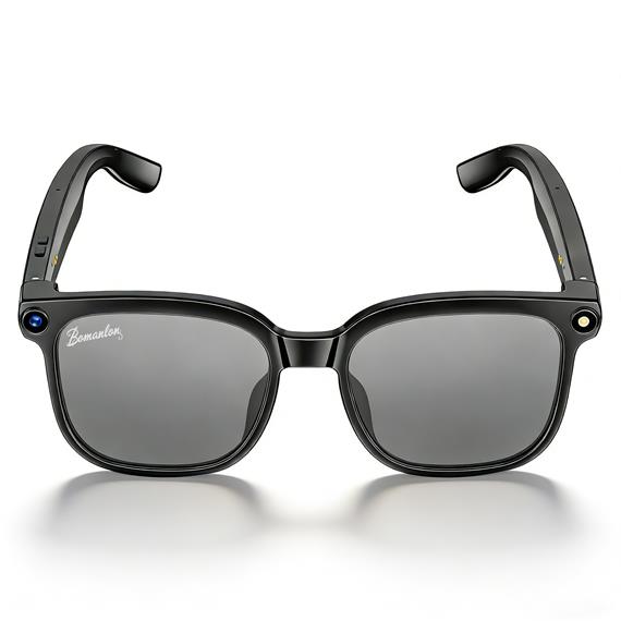 Bomanlon BV01 Gafas De Sol con Cámara HD, Bluetooth, y Traductor por IA