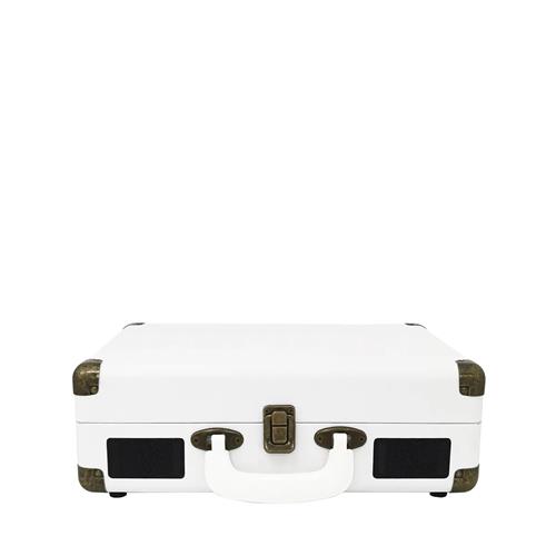 Prixton VC400 Tocadiscos Maletín con Grabación a USB, y Salids Aux y RCA Blanco