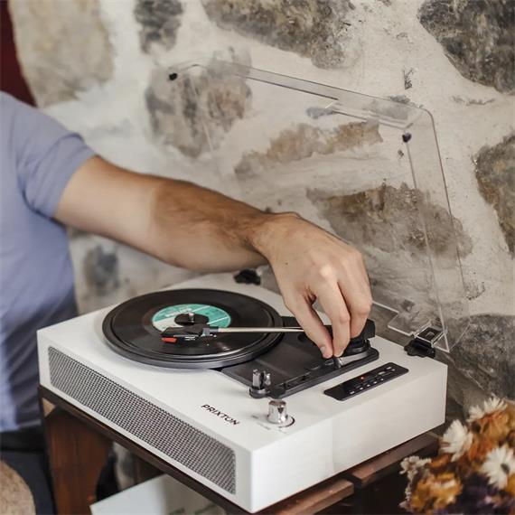 Prixton Tocadiscos Studio Deluxe con Bluetooth, Grabación a USB y salida RCA