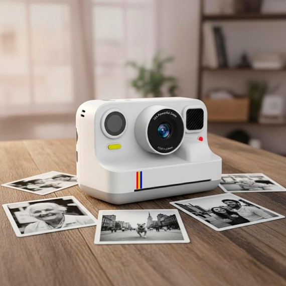 Prixton Cámara Instantánea de papel Térmico con Pantalla y Bluetooth