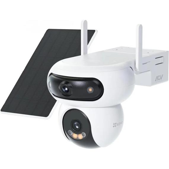 Ezviz HB90 Cámara de Vigilancia Dual 2k+2k Wifi con Panel Solar de 8W AOV