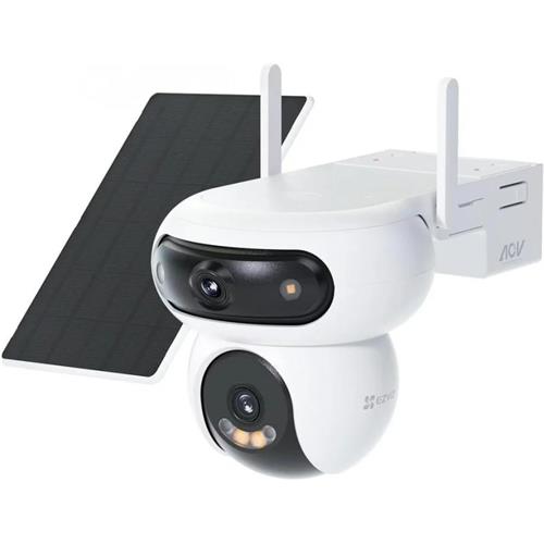 Ezviz HB90 Cámara de Vigilancia Dual 2k+2k Wifi con Panel Solar de 8W AOV