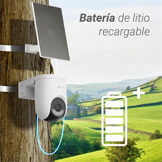 Ezviz HB8 Lite Cámara de Vigilancia 4G y Wifi con Panel Solar