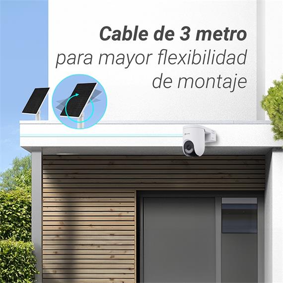 Ezviz HB8 Lite Cámara de Vigilancia 4G y Wifi con Panel Solar